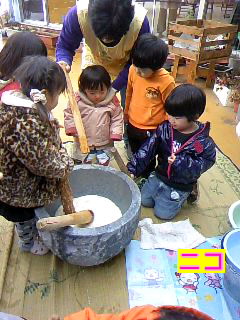 餅つき