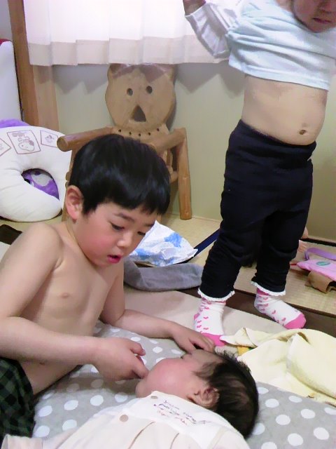 授乳ごっこw