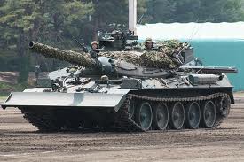自衛隊、74式戦車投入！