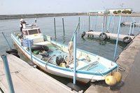 浜名湖あさり荷揚げ場　採貝道具