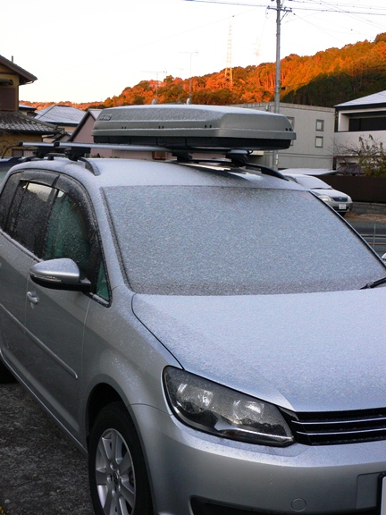 1日遅れの積雪