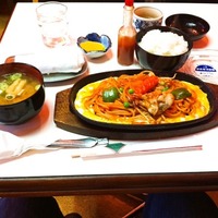 喫茶ユキにて鉄板焼きスパを 2011/02/21 11:37:22