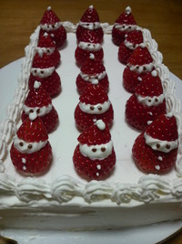 サンタのケーキ 2011/12/26 09:53:27