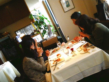 料理教室・・・・・・・今日のﾚｯｽﾝは！