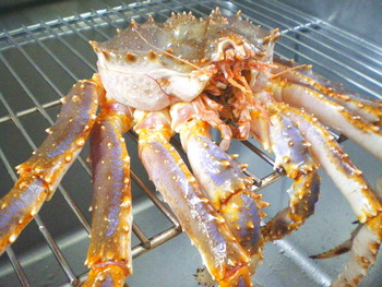 いただきました・・・・・豪華なカニ！