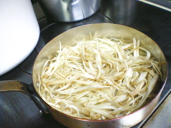 きんぴら？サルシフィ・・・ごぼう？