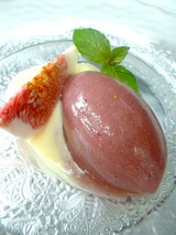 シャ－ベット・・・・桃とイチジク更新です！