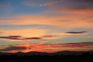 夕日
