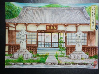 ◆美しき山々と高松寺♪