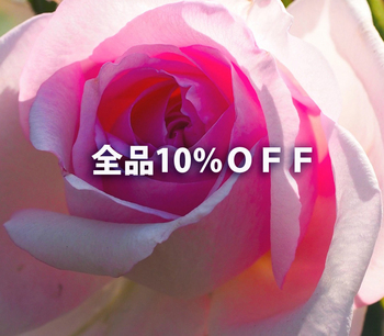 4月26日（日）・27日（月）全品10％OFF