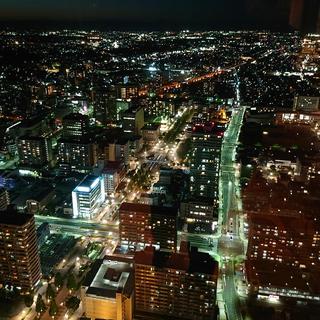 浜松アクトタワー４５階からの夜景