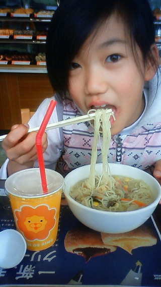 ミスドで　ラーメン