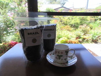 グァテマラ・ブラジルのコーヒー豆が入荷いたしました！
