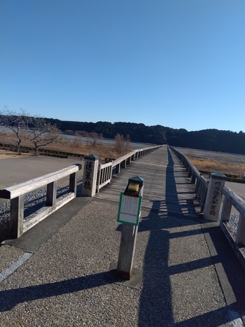 天気に誘われて島田の蓬莱橋まで行って来ました！