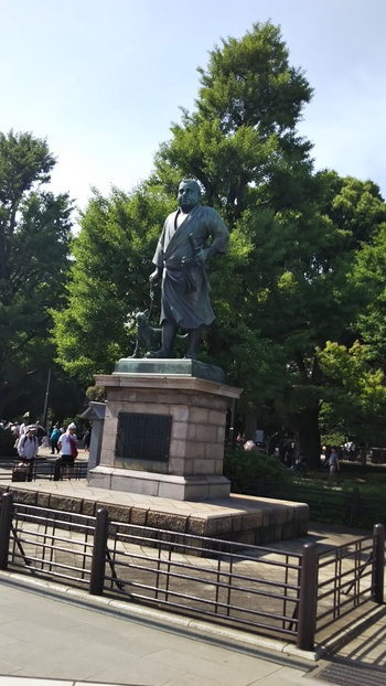 上野西郷さんとお祭りのお神輿！