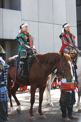 武者行列　浜松徳川武将隊＆こども甲冑隊