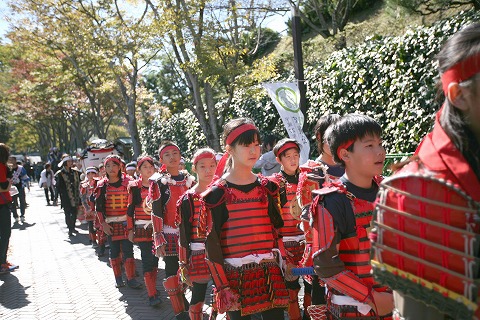 武者行列　浜松徳川武将隊＆こども甲冑隊