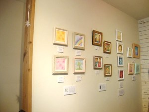 作品展始まりました＾＾　マナカード体験ありがとうございました
