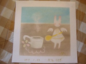 anne nonneさんでパステルなごみアート体験会♪