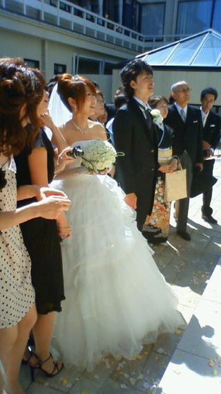 結婚式なう！