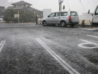 雪だ～