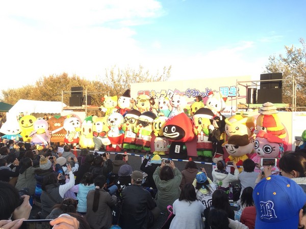 世界キャラクターさみっとin羽生！初参加なも〜①