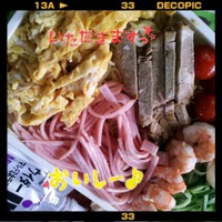 冷やし中華のお弁当 2012/04/28 16:59:57