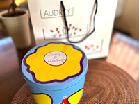 オードリーのチョコと帰国した息子の朝ご飯