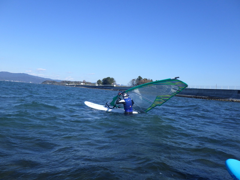 １２／２５(月)  西北西風！ 浜名湖 村櫛海岸!!