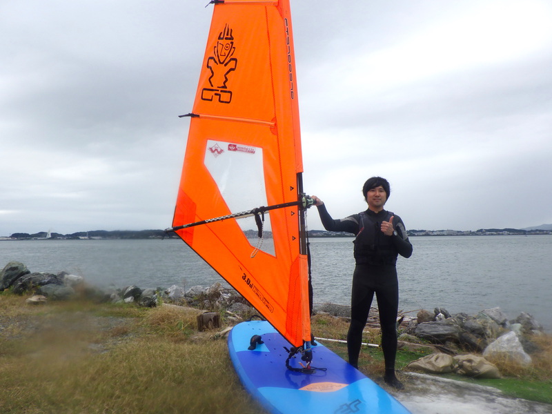 １1／１０(日) 北東風！浜名湖 村櫛海岸！