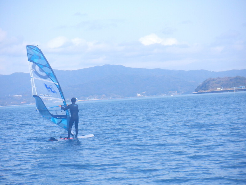 ２／１２(日)  北西風！ 浜名湖 村櫛海岸!!