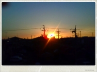 今朝の太陽☆ 2012/10/10 06:12:29