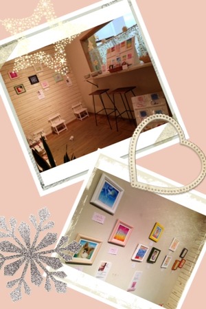 今日から作品展☆