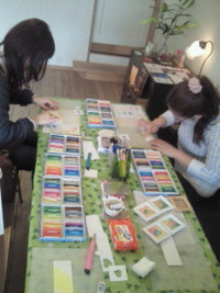 パステルミニアート体験会☆ 2012/01/28 15:31:47