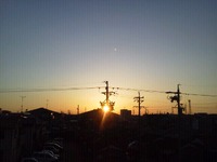 今朝の太陽☆ 2012/03/13 06:20:32