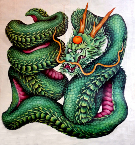 龍　虎　をご覧くださ　い