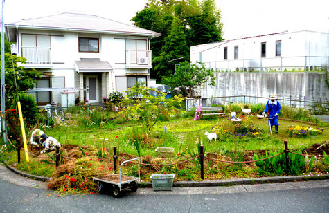 ゆめ花壇の 花植え