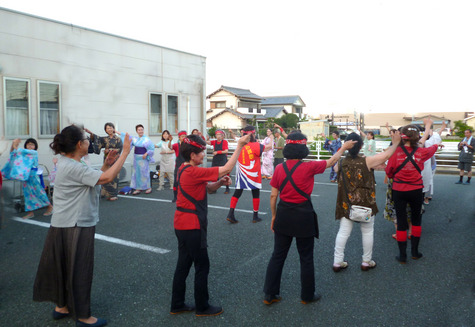 西鴨江の　るぴなすはうす夏祭り