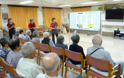 志都呂北連（団地）皆さんが　17日　神久呂の園を訪問しました