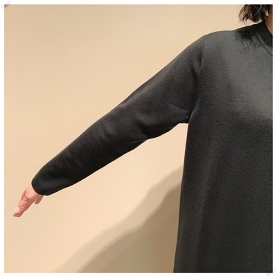 yoshieinaba「梳毛ウール ニットワンピース」 yoshieinaba「梳毛ウール ニットワンピース」