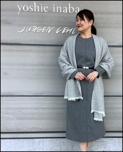 yoshieinaba「ヘリンボーンスカーフ」 | yoshie inaba ＆ L'EQUIPE in 浜松