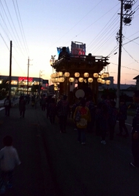 菊川のお祭り 2014/10/19 20:24:01