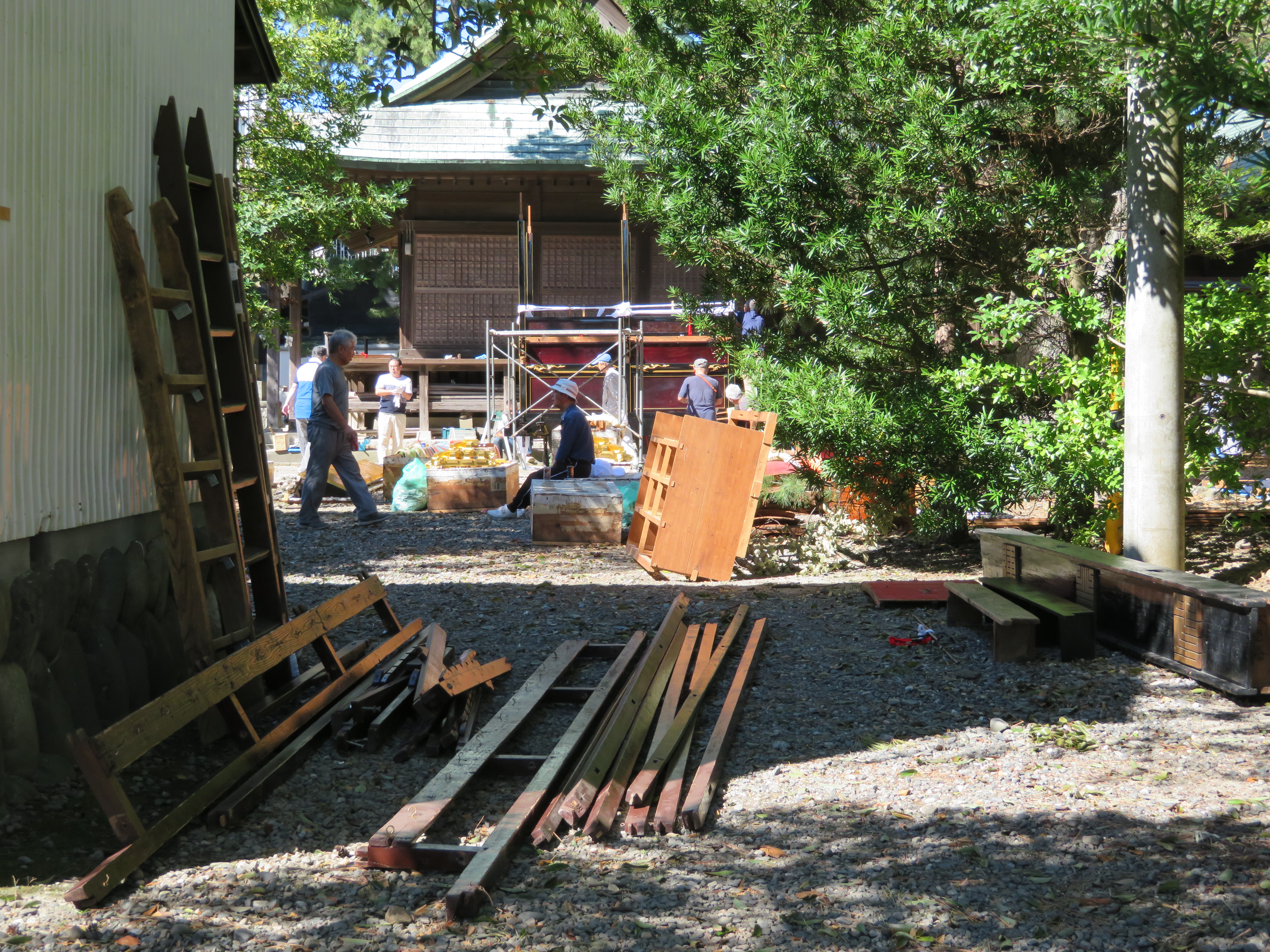 お客様　目線の掛塚まつり　組み立て編