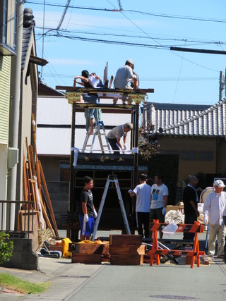お客様　目線の掛塚まつり　組み立て編