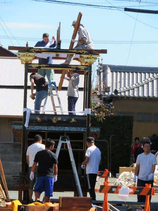 お客様　目線の掛塚まつり　組み立て編
