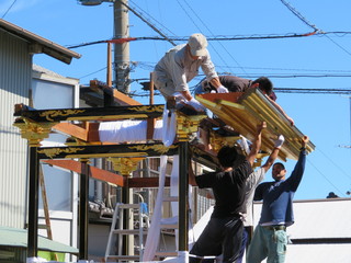 お客様　目線の掛塚まつり　組み立て編
