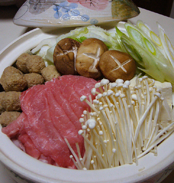 昨日の具材の残りで…