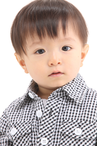 山下大徳、1歳9ヶ月。