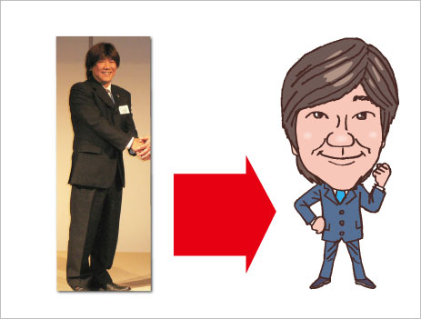 そっくりな似顔絵できます