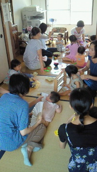 9月、2回目のひろばでした 2011/09/15 14:36:41
